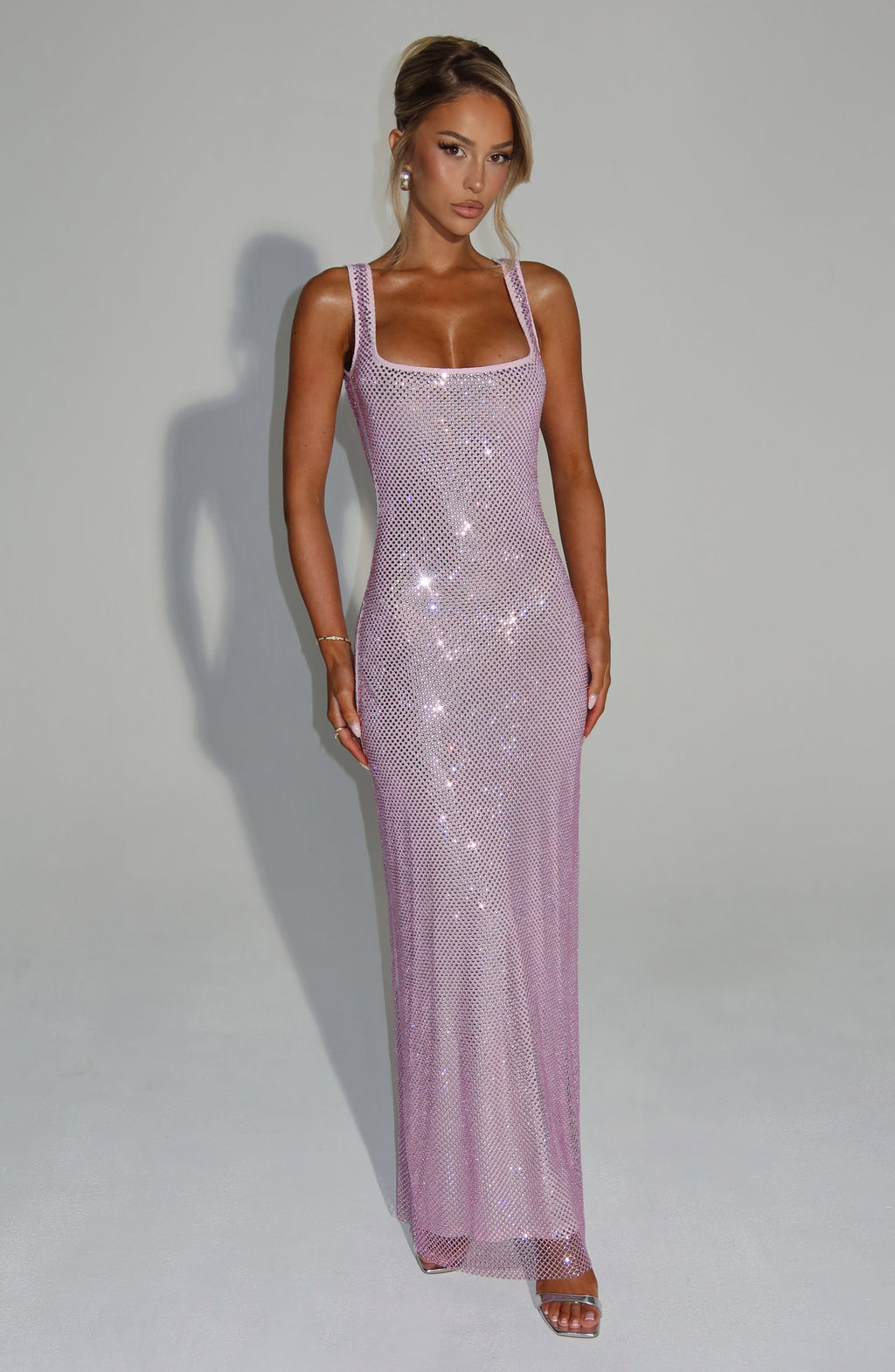 Vestido maxi brillante | Sariel