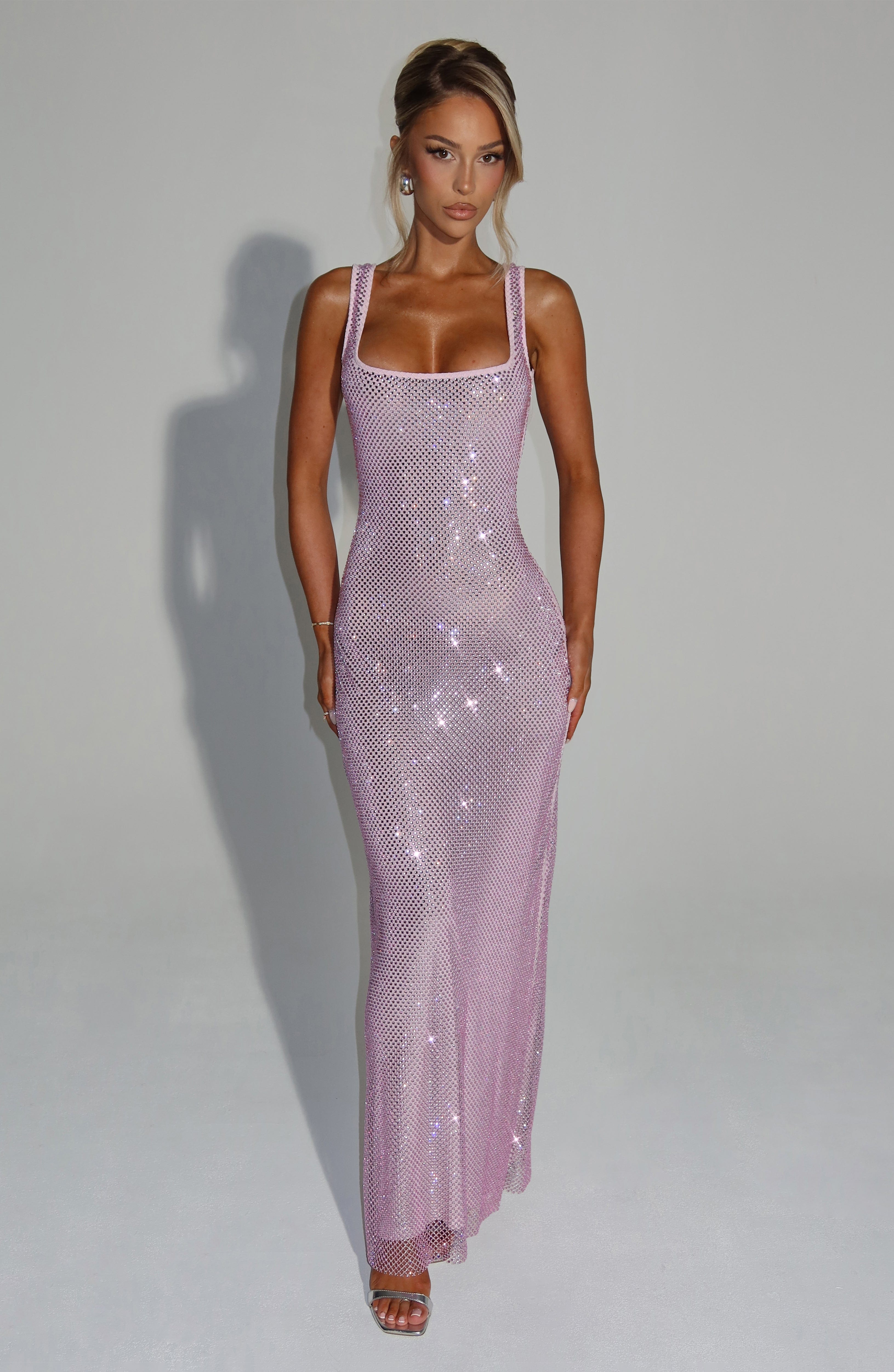 Vestido maxi brillante | Sariel
