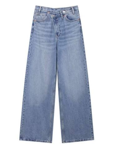 Jeans de cintura cruzada | Celine