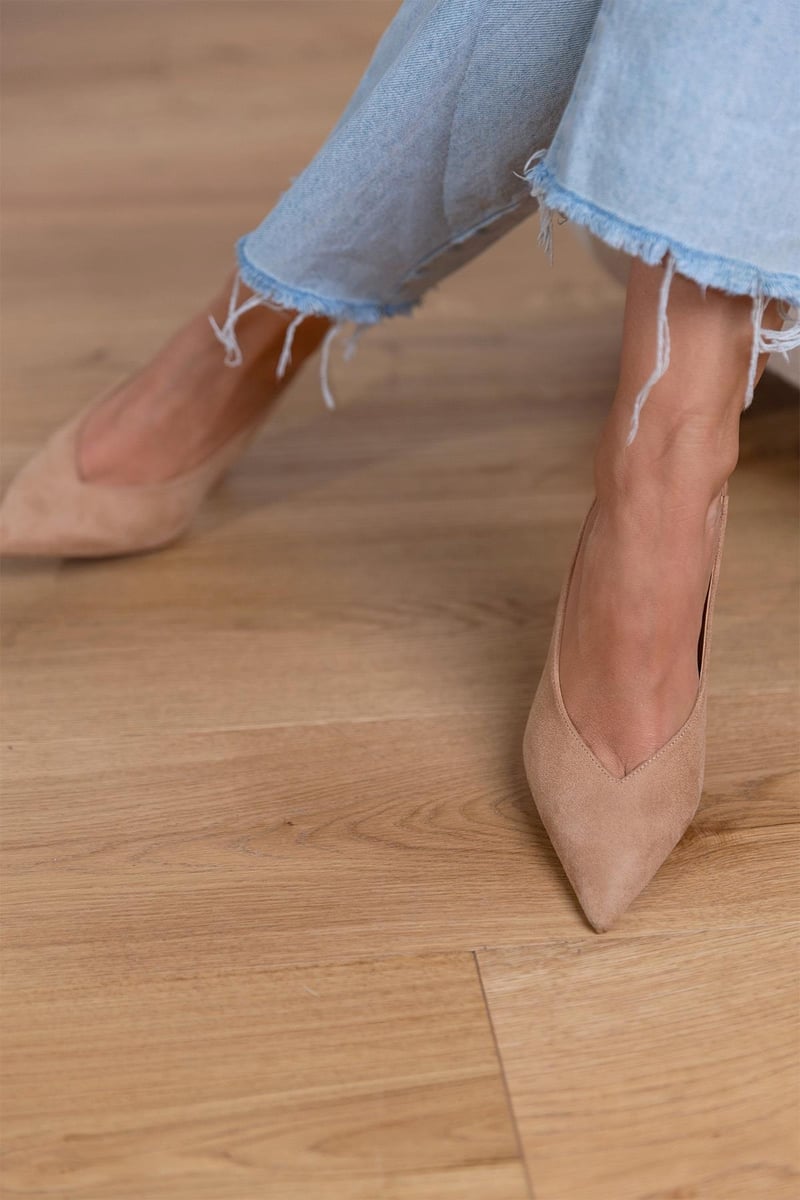 Salón slingback de ante | Marlena