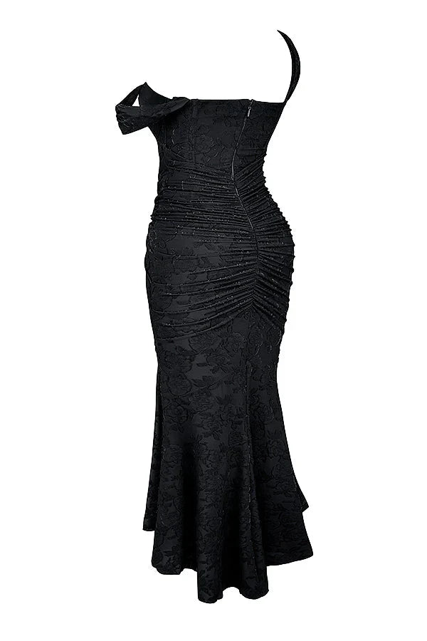Vestido largo con corsé | Cesca