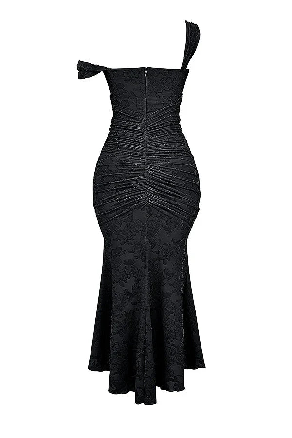 Vestido largo con corsé | Cesca