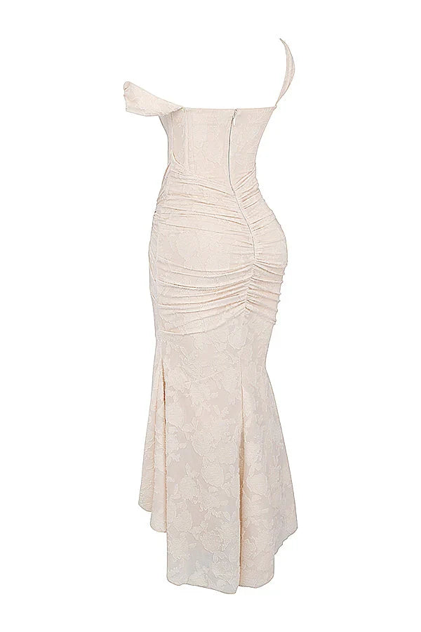 Vestido largo con corsé | Cesca