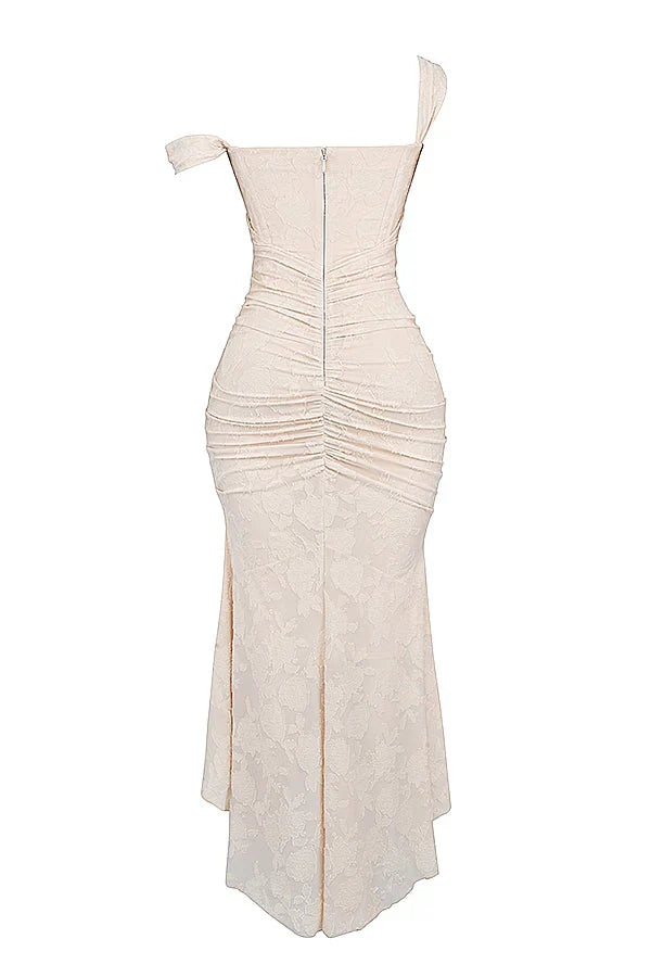 Vestido largo con corsé | Cesca